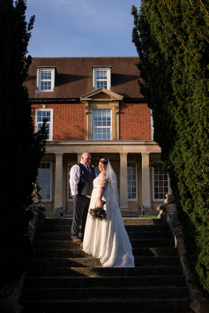Sunset portrait in Catthorpe Manor garden
