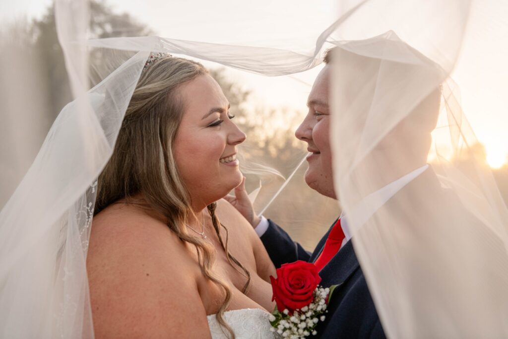 Couple laughing together during golden hour – natural, fun, and relaxed photography