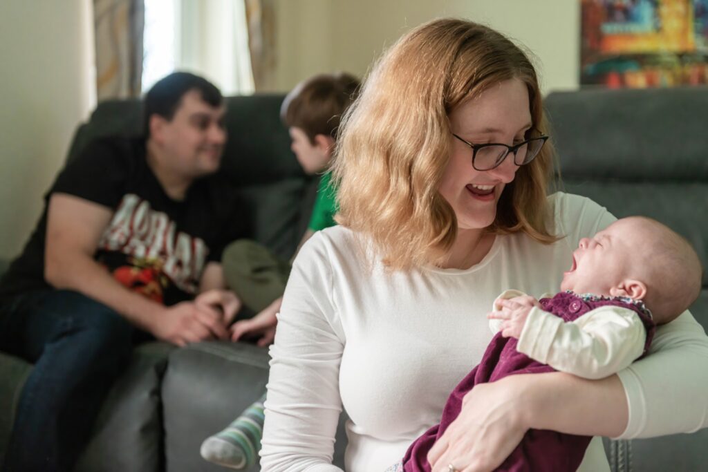 Warwickshire family photographer capturing everyday joy