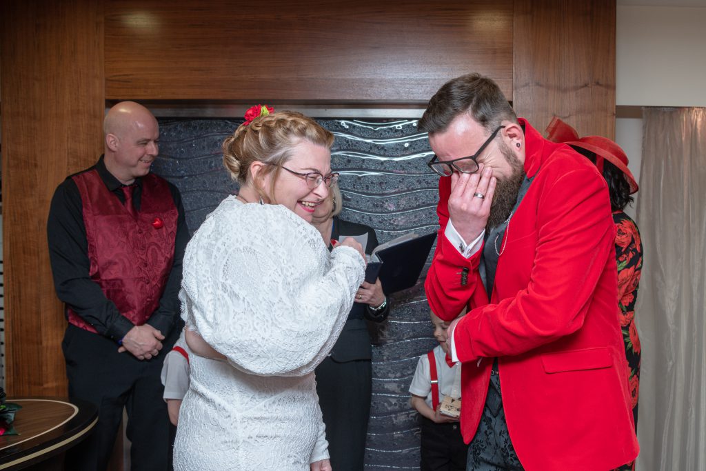 Sarah and Steve Wedding ceremony at Solihull Registry Office