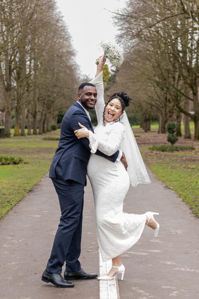Joyful wedding day photography in Warwickshire